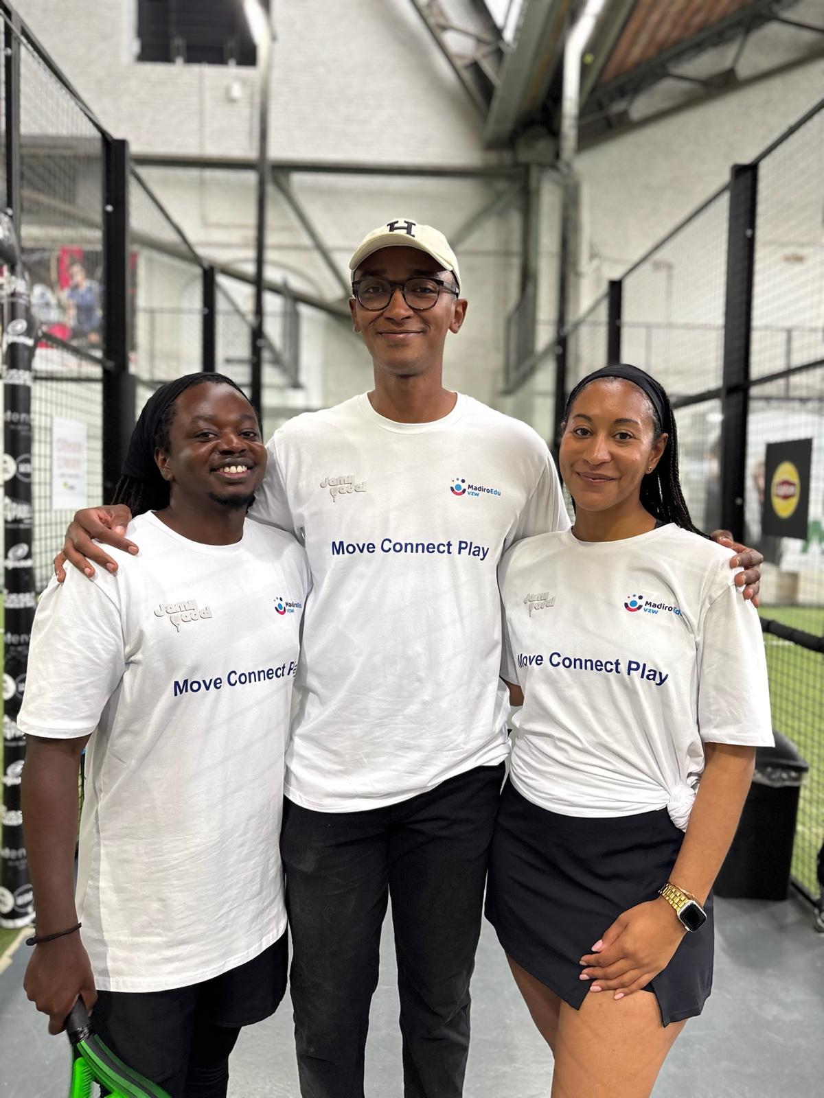 Jamii Padel Founders: Tino, Hussam, and Maya